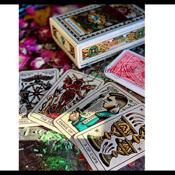 NEW Tattoo Tarot DECK Cards Ink and Intuition Gold Witchcraft Divination Witchy - Picture 4 of 5
